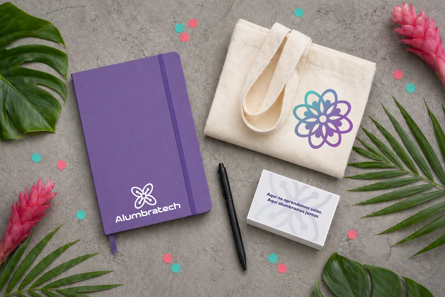 Alumbratech — Paleta, tipografía y elementos gráficos del sistema