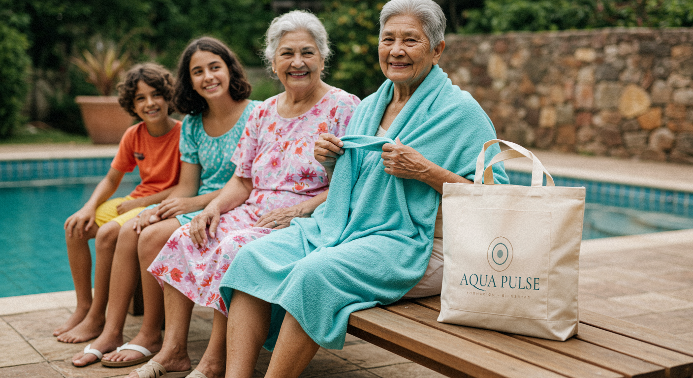 Aqua Pulse — Aplicaciones de marca en comunicación digital